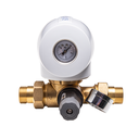 AQMOS Terugspoelfilter 1" automatisch met terugspoelfiltermeter, drukregelaar en manometer bovenaanzicht