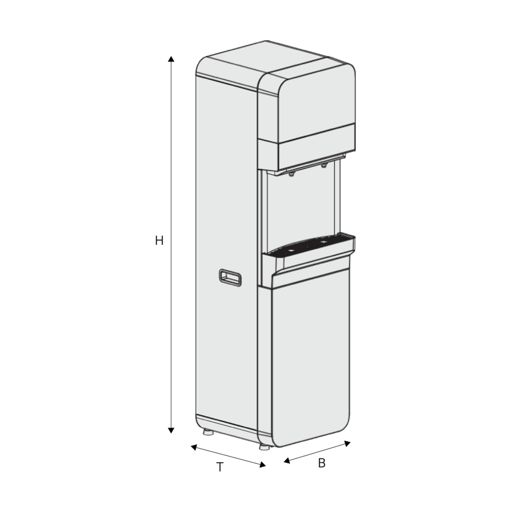 AQMOS DrinKING waterdispenser standup 