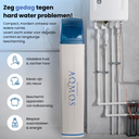 AQMOS R2D2-72 Waterontharder aangesloten bij de cv ketel
