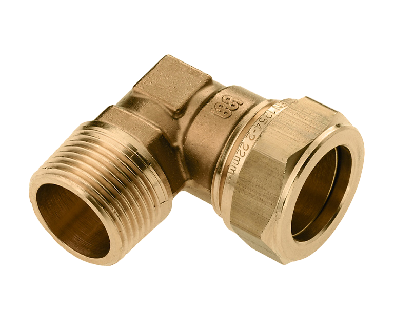 BONFIX Knel messing kniekoppeling 3/4" bu.dr. x 22 mm