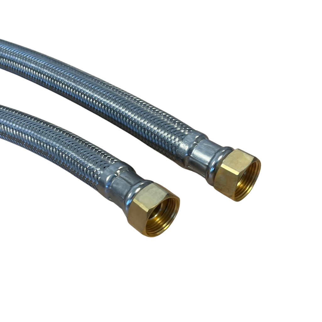 BONFIX RVS verbindingsslang 3/4" bi x 3/4" bi 30 tot 200 cm DN18 incl. o-ring