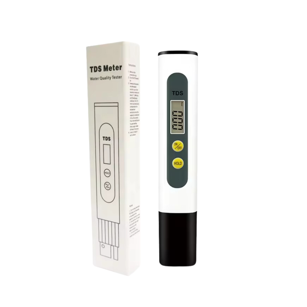 Digitale geleidbaarheidsmeter 0 - 9990µS/cm wit