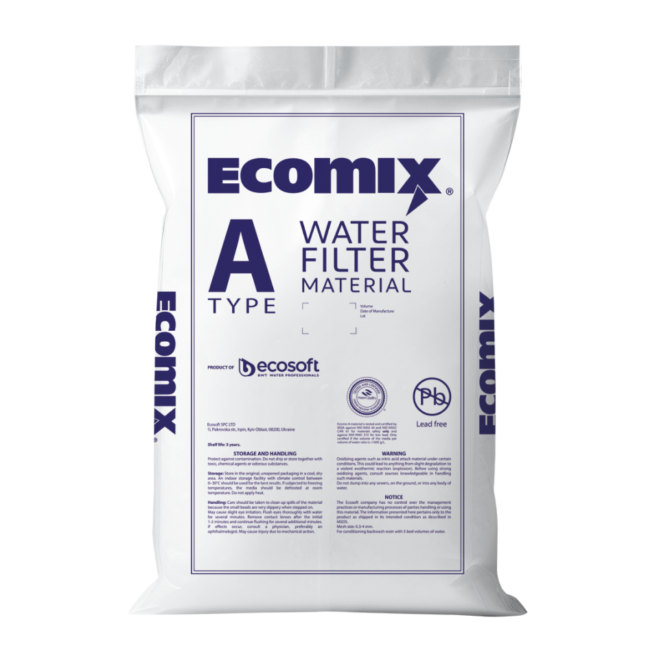 ECOMIX® A Filtermateriaal