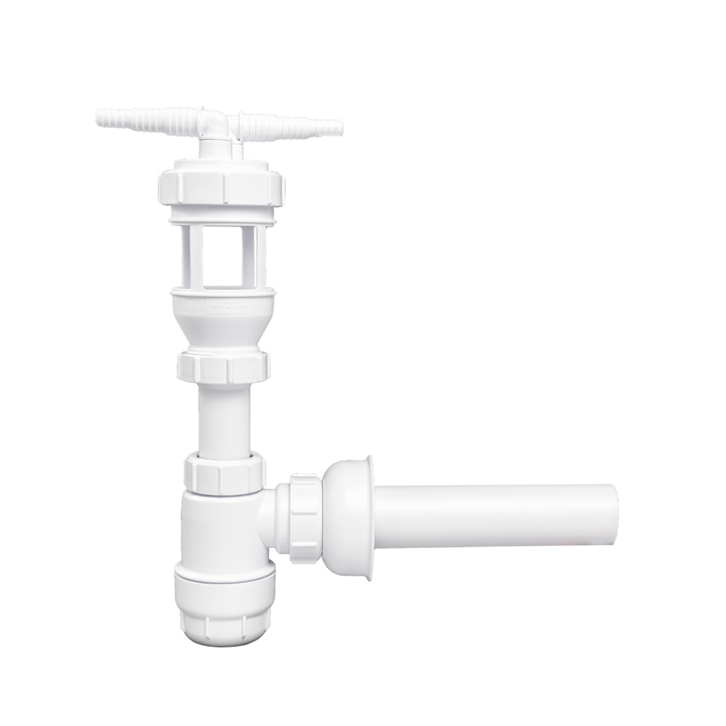 AQMOS Afvalwaterset DN40 met luchtslot en sifon