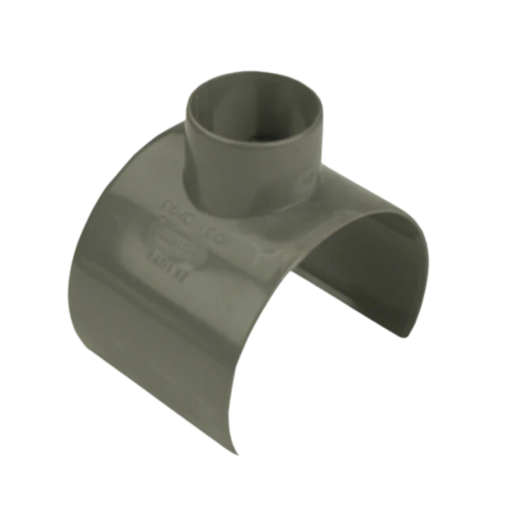 Wavin PVC klemzadel aanboorzadel lijm 110-100x40mm - grijs