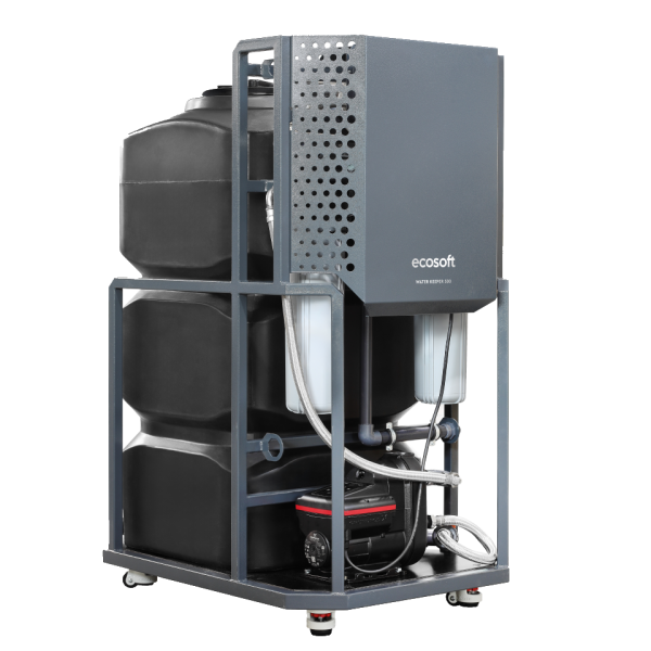 Buffertank 500 liter met pomp en UV-desinfectielamp