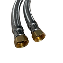 BONFIX RVS slang 3/4" bi x 3/4" bi 30 tot 200 cm DN18 incl. o-ring